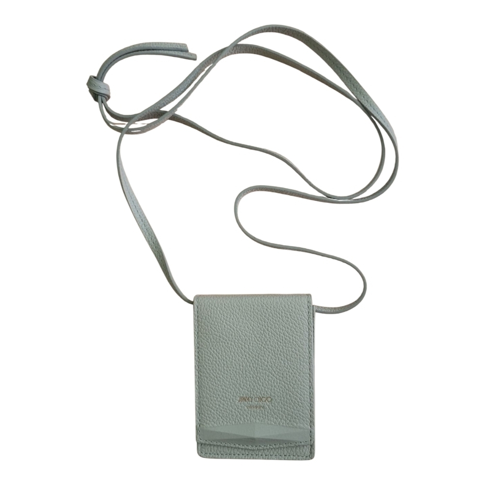 Jimmy Choo Limited Edition 2024 Holiday Gift Bag Playing Card Holder Bag Gray